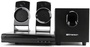 Emerson 2.1 Channel Home Theater DVD Player with Speaker Surround Sound System ED-8050 - Black