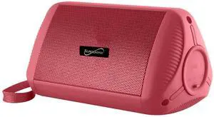 Supersonic IPX6 Water-Resistant Portable BT Speaker with True Wireless Technology Red