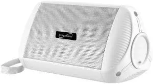 Supersonic IPX6 Water-Resistant Portable BT Speaker with True Wireless Technology White