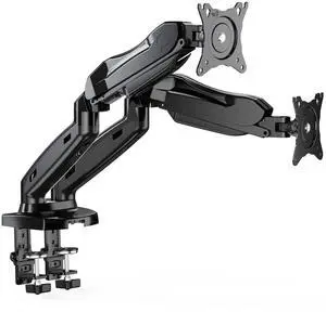ErgoAV Gas Spring Desk Mount for Dual Monitors 13" to 27"