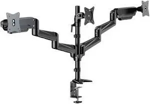 ErgoAV Gas Spring Desk Mount for Triple Monitors 13" to 32"