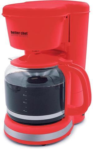 Better Chef 12 Cup Pause 'n Serve Coffee Maker Red