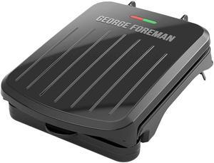 George Foreman 2-Serving Classic Plate Electric Indoor Grill and Panini Press