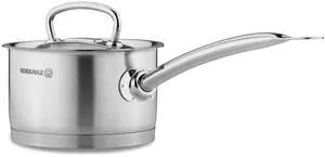 Korkmaz Proline 2Qt Stainless Steel Saucepan with High Profile Lid