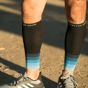 JupiterGear Endurance Compression Calf & Leg Sleeve for Running and Hiking Large / XL