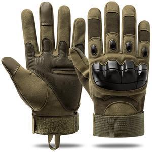 JupiterGear Airsoft Gloves for Outdoor Sports, Paintball, and Motorcycling with Touchscreen Fingertip Capability Large Green