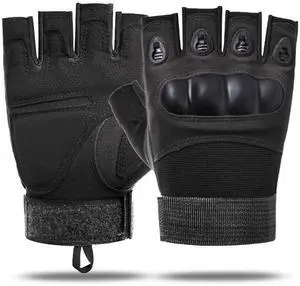 JupiterGear Fingerless Airsoft Gloves for Outdoor Sports, Paintball, and Motorcycling