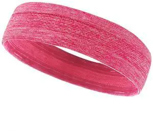 JupiterGear Sport and Fitness Sweat Wicking Fitness Headband  for Yoga, Running and Exercise Pink