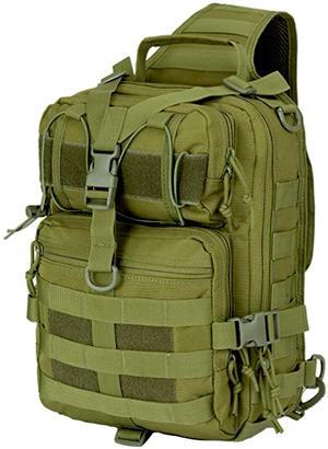 JupiterGear Sling Backpack 15L Shoulder Bag Molle Outdoor Daypack Backpack with Adjustable Strap