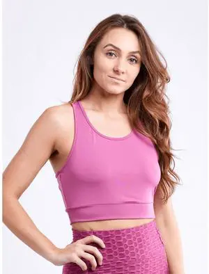 JupiterGear Racerback Lightweight Training Crop Tank Top L - XL Pink