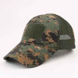 JupiterGear Breathable Unisex Trucker Patch Hat with Adjustable Strap BDU Digital Camo
