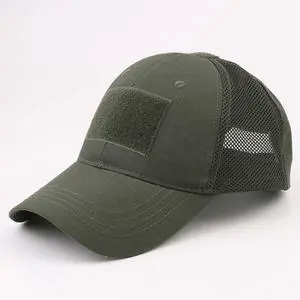 JupiterGear Breathable Unisex Trucker Patch Hat with Adjustable Strap Green