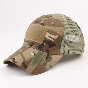 JupiterGear Breathable Unisex Trucker Patch Hat with Adjustable Strap Light Camo