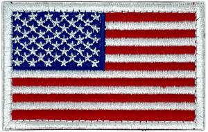 JupiterGear Tactical USA Flag Patch with Detachable Backing