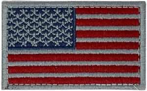 JupiterGear Tactical USA Flag Patch with Detachable Backing Aged Classic