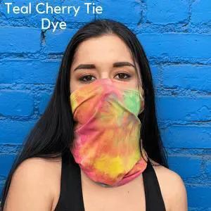 JupiterGear Neck Gaiter Face Mask for Fishing and Other Outdoor Activities Teal Cherry
