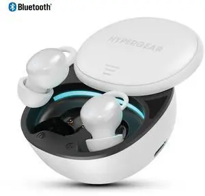 HyperGear SleepEEZ Mini Noise-Blocking True Wireless Earbuds for Sleeping White