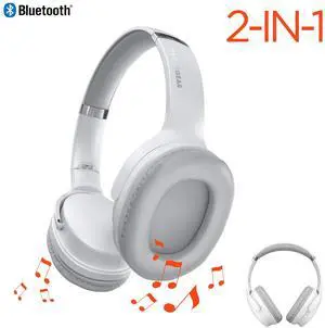 HyperGear Flip 2-in-1 Headphones Plus Speaker White