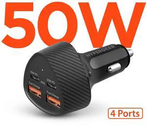 HyperGear Speedboost Quad PD Car Charger