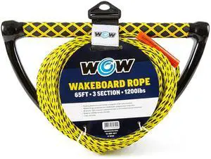 WOW Watersports 65ft 3-Section Wakeboard Rope