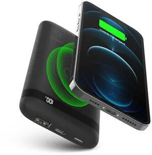 Naztech PowerBolt PD Wireless Power Bank with MFI Input