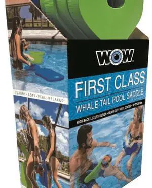 WOW Watersports First Class Soft Dipped Foam Whale Tail Saddle Seats 6pck PDQ - Blue