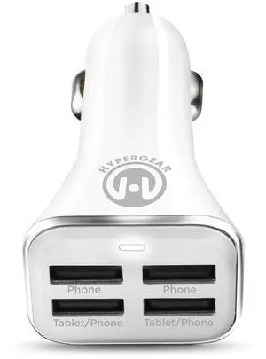 HyperGear Quad USB 6.8A Car Charger