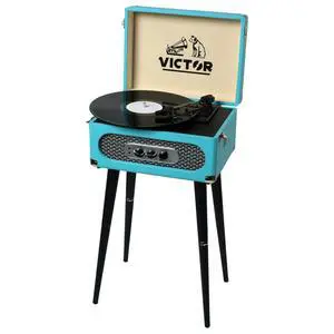 Victor Andover 5-in-1 Music Center Turquoise - Refurbished Victor Andover 5-in-1 Music Center Turquoise - Refurbished