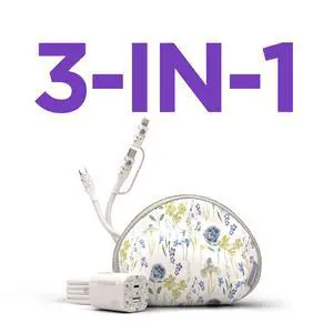 HyperGear TECHcessories 30W USB-C PD Charging Kit with Travel Pouch Floral HyperGear TECHcessories 30W USB-C PD Charging Kit with Travel Pouch Floral