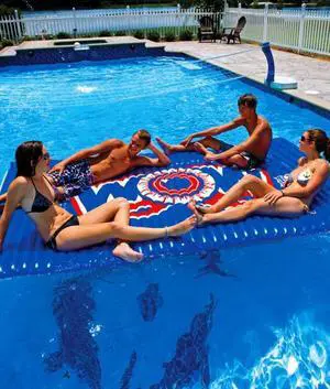 WOW Sports Floating Water Walkway For The Pool Or Lake - Blue (12-2030)