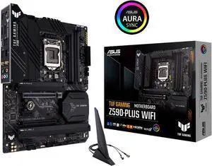 ASUS TUF GAMING Z590-PLUS WIFI ATX Intel Motherboard ASUS TUF GAMING Z590-PLUS WIFI ATX Intel Motherboard