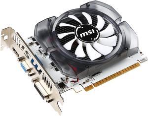 MSI GeForce GT 730 DirectX 12 N730-2GD3V3 2GB 128-Bit DDR3 PCI Express 2.0 x16 HDCP Ready ATX Video Card