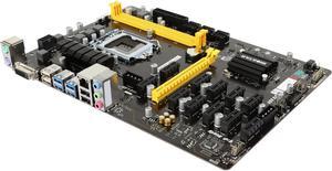 BIOSTAR TB250-BTC PRO LGA 1151 Intel B250 SATA 6Gb/s USB 3.0 ATX Intel Motherboard for Cryptocurrency Mining (BTC)Efficient mining machine motherboard