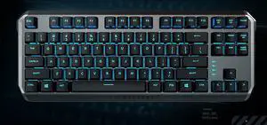 Thunderobot KL5087R Red Switch 87keys Wireless Metal Mechanical Gaming Keyboard  silver