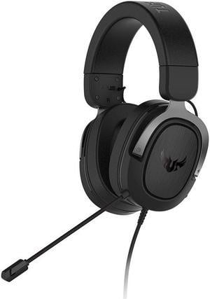 ASUS TUF Gaming H3 3.5mm Connector Virtual 7.1 Surround Sound Circumaural Wired Gaming Headset-Gray