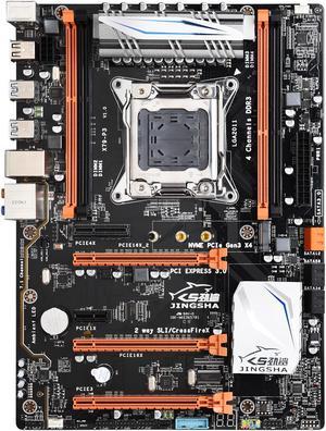 Jingsha X79P3 ATX Motherboard Supports AMD Crossfire 3* PCIE 3.0 x16 Supports CPU E5 E5V2 2697V2 2680V2 LGA2011 Core I7 M.2 SSD Socket