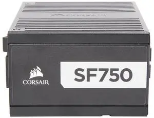 Corsair SF Series, SF750, 750 Watt, SFX, 80+ Platinum Certified, Fully Modular Power Supply Corsair SF Series, SF750, 750 Watt, SFX, 80+ Platinum Certified, Fully Modular Power Supply