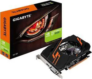 GIGABYTE GeForce GT 1030 OC GDDR5 DirectX 12 GV-N1030OC-2GI 2GB 64-Bit PCI Express 3.0 x16 Video Card