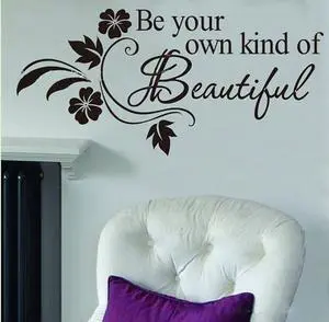 White 10" x 22" Be Your Own kind of Beautiful