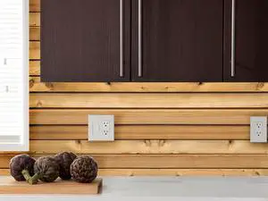 Style7 24" x 12" Faux Wood Wall Paper Wall Mural