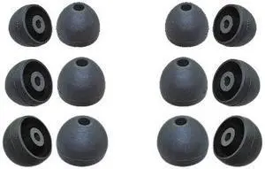 Shure ear tips replacements; ear tips for Shure in ear monitors, replacement tips for Shure ear sleeves, Shure flex sleeves