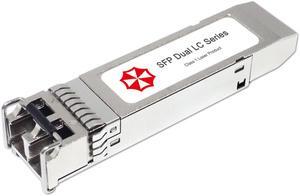 125M/155M 100GBASE SFP OM1 2KM MMF 1310nm Fiber Optic Transceiver, Compatible SFP Module(Commercial Temperature)