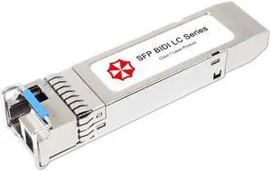 BIDI SFP 125M 155M SMF 60KM Tx1310nm / Rx1550nm Compatible Fiber Optic Transceiver Module (Commercial Temperature)