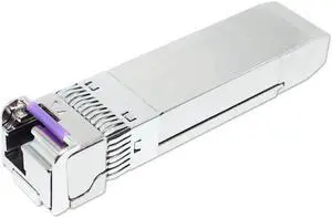 10G BIDI SFP+ Fiber Optic Transceiver, Tx1490nm / Rx1550nm, SMF 80KM, Compatible SFP Module (Commercial Temperature)