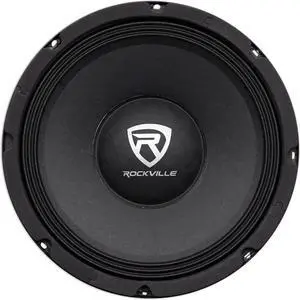 Rockville RM104PRO 10" 600 Watt 4 Ohm SPL Car Midrange Mid-Bass Pro Speaker