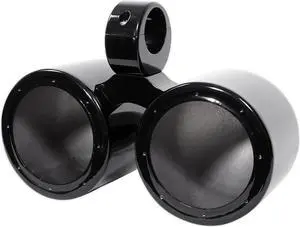 Rockville DMAC65B Dual 6.5" Black Aluminum Wakeboard Tower Speaker Enclosure