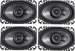 (4) KICKER 43CSC464 4"x6" 4x6 600 Watt 4-Ohm 2-Way Car Audio Speakers CSC464