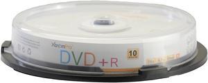 XtremPro DVD+R 16X 4.7GB 120Min Recordable DVD 10 Pack Blank Discs in Spindle - 11023