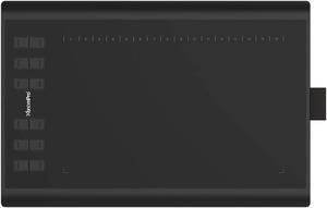 XtremPro Black Ultra-thin Draw Digital Graphic Drawing Painting Tablet 2048 Level Pressure Sensitivity w/ 8G Memory for Windows / Macintosh (Plus) - Black (11121)