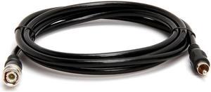 AYA 12Ft (12 Feet) BNC Male to RCA Male RG59U Coaxial Composite Video Cable 75ohm Cable 22AWG